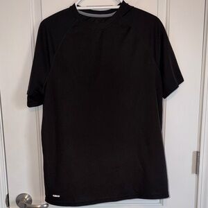 Men's Athletic Black Short Sleeve Tee